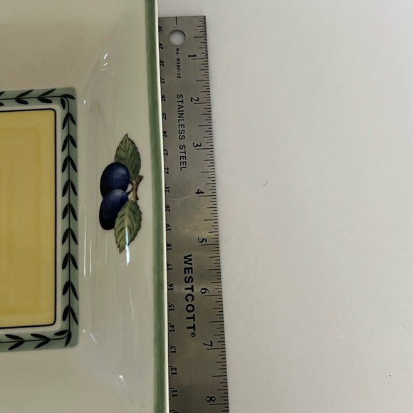 VILLEROY and BOCH French Garden Fleurence Salad or Serving Plate - Picture 4 of 6